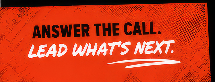Answer the call. Lead What's Next.